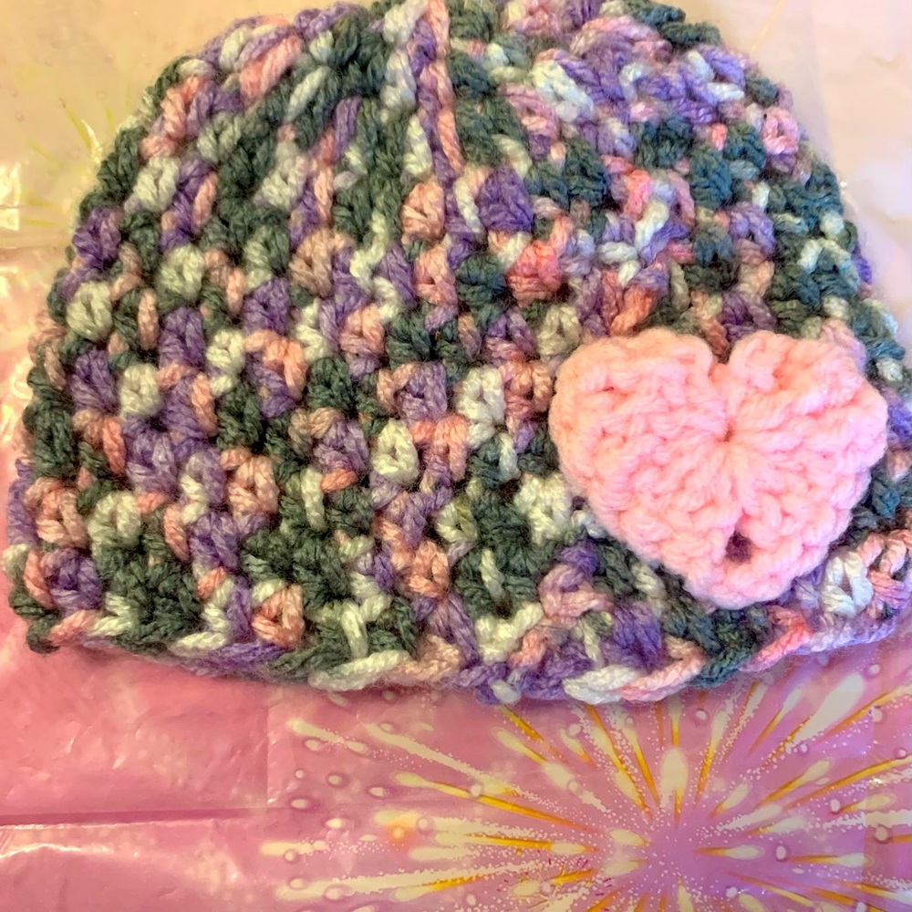Baby girl beanie
